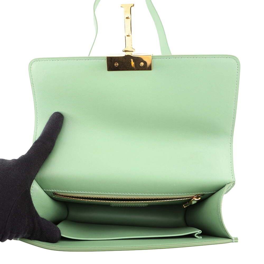CHRISTIAN DIOR Green Leather Shoulder Bag - Picture 6 of 16